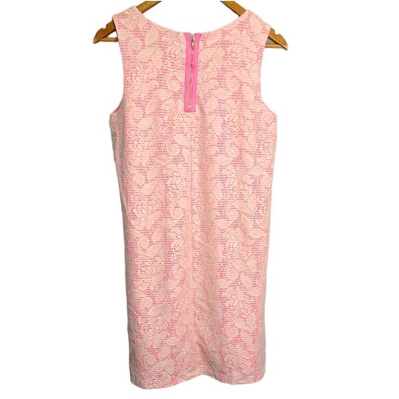 H&M Floral Pink Lace Mini Sleeveless Dress Size Small - Picture 2 of 6